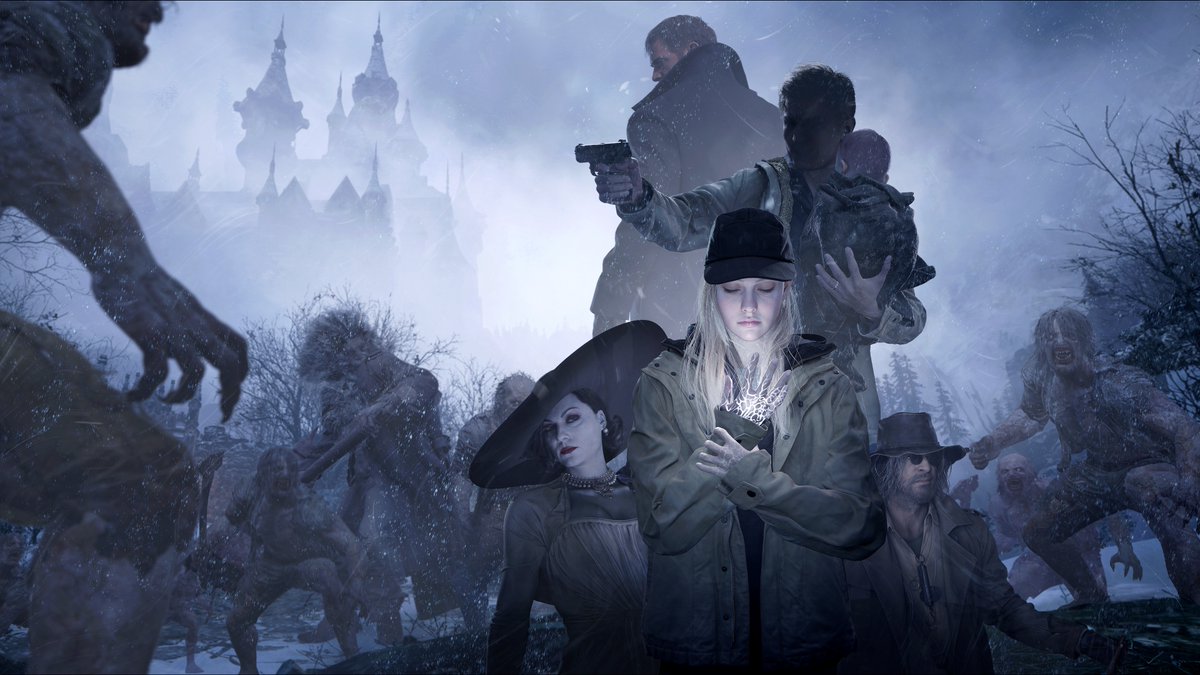 Nephiriane's tweet photo. 📢Yop mes 🌴palmitos🌴 ! Le🔴LIVE est lancé !
ENFIN !! La découverte du dlc Winter's Expansion de Resident Evil Village !!🐺🧟😱💀🔪🎮
Le frisson c'est par ici : https://t.co/GQKrrJF3Do
#stream #twitch #ResidentEvilVillage #dlc #divertissement #streamf #horror #Halloween https://t.co/DS2zjx6P3g