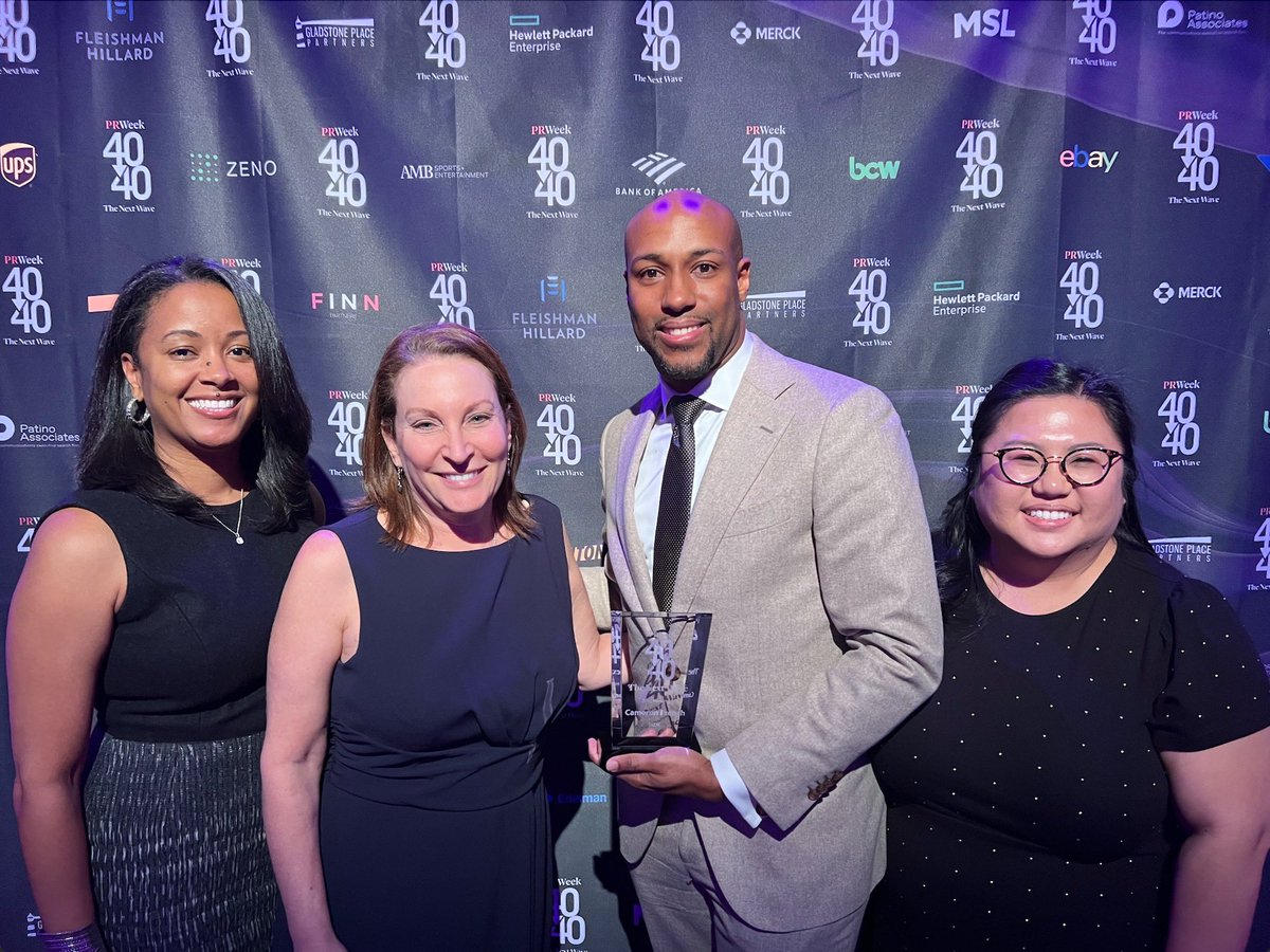 SKDK's tweet photo. Our Senior Vice President &amp; Chief of Staff @CFrench2012 was honored at @PRWeekUS's #40Under40 Awards—a celebration of leaders redefining #PR.

He’s a force at SKDK &amp; in the industry—a champion for diversity who’s committed to justice. Congrats on the well-deserved recognition! 🎉 https://t.co/0S2lwgLume
