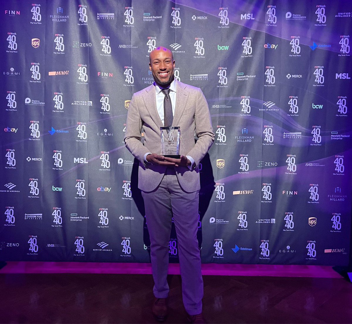 SKDK's tweet photo. Our Senior Vice President &amp; Chief of Staff @CFrench2012 was honored at @PRWeekUS's #40Under40 Awards—a celebration of leaders redefining #PR.

He’s a force at SKDK &amp; in the industry—a champion for diversity who’s committed to justice. Congrats on the well-deserved recognition! 🎉 https://t.co/0S2lwgLume