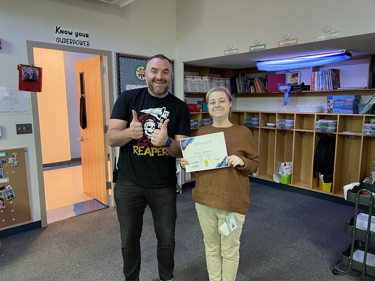 Ms. Gibbons always comes up with creative ways for her students to learn and is very in tune with their emotional needs. That is why she is your <a href="/GoldenOaks10/">Golden Oaks Bulldogs</a> Staff Members of the Week. #mightyoaks #relentlesschampion