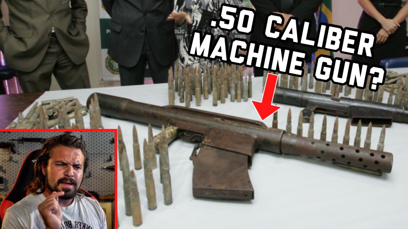 Brandon Herrera on X The cartel has a homemade .50 BMG submachine gun
