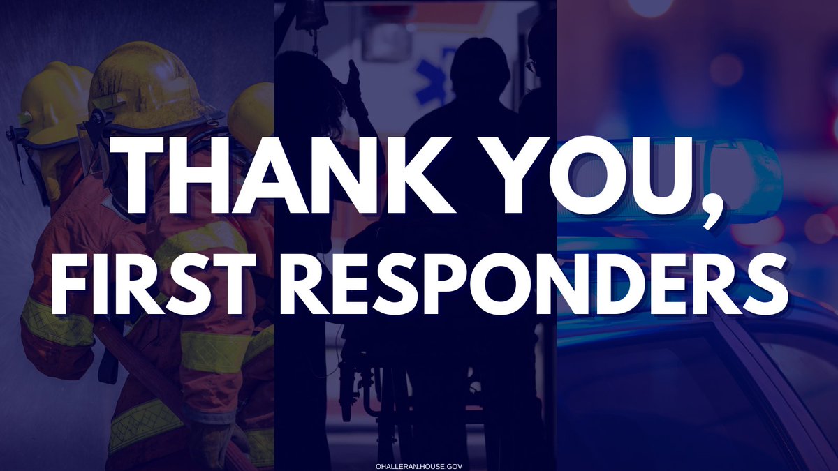 As a former police officer, I know the hard work and dedication our first responders bring to their jobs. Today, on #NationalFirstRespondersDay, join me in thanking the brave men and women who continue to keep our communities safe.