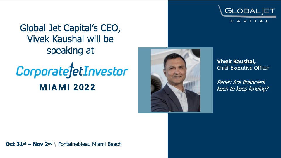 Join us at #CJIMIAMI 2022 for their 10th annual conference featuring business industry leaders. Explore the latest #bizav developments and key issues affecting the industry during a panel with CEO, Vivek Kaushal, on Wednesday November 2nd. Register: bit.ly/3FoMuBh