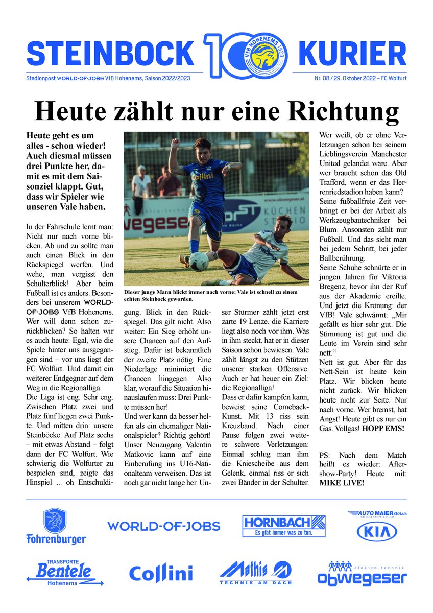 VfB Hohenems tweet media