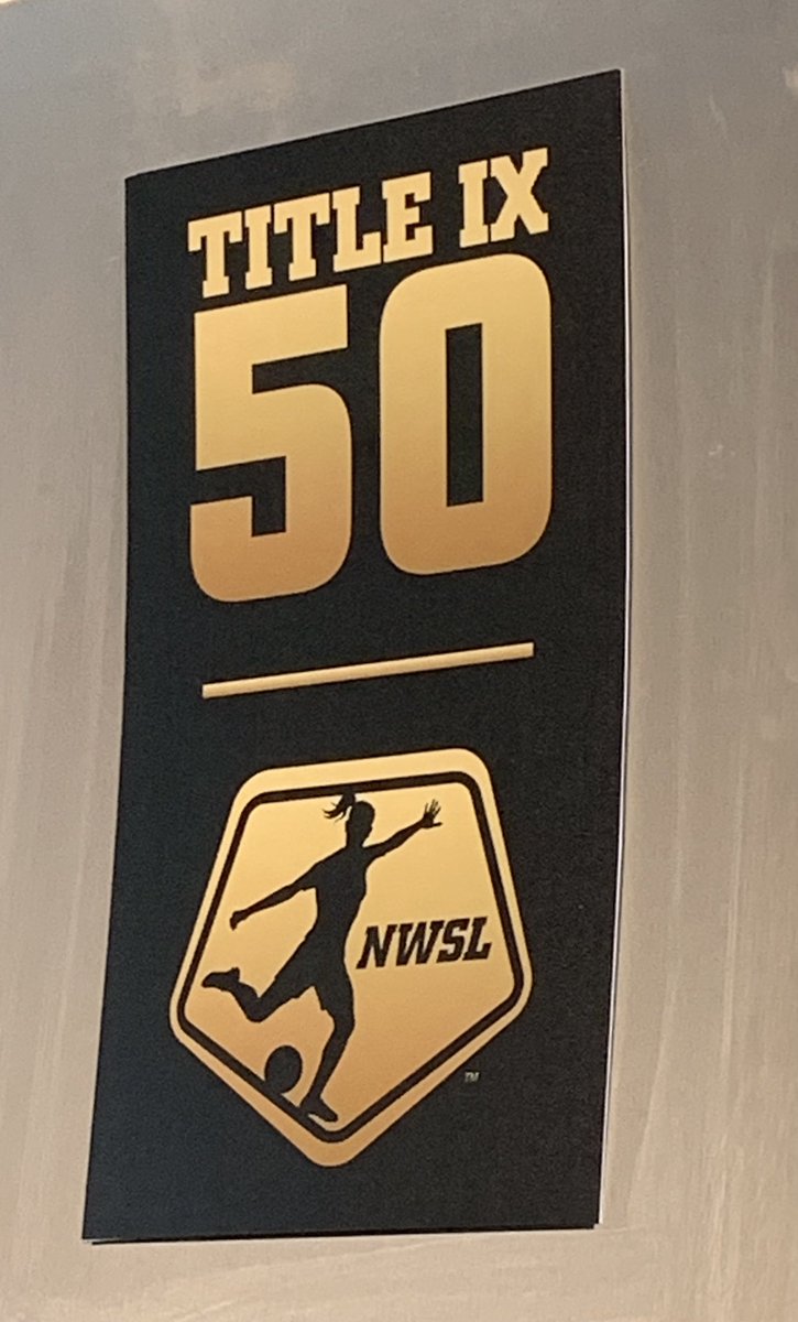 TheChrisMosier's tweet photo. I can think of no better way to mark 50 years of #titleix AND 10 years of @NWSL than being in community at #ScoreMoreForTitleIX Conference. Let’s celebrate progress & use this momentum to continue to create change 🙌 https://t.co/a4ptVxc3GK
