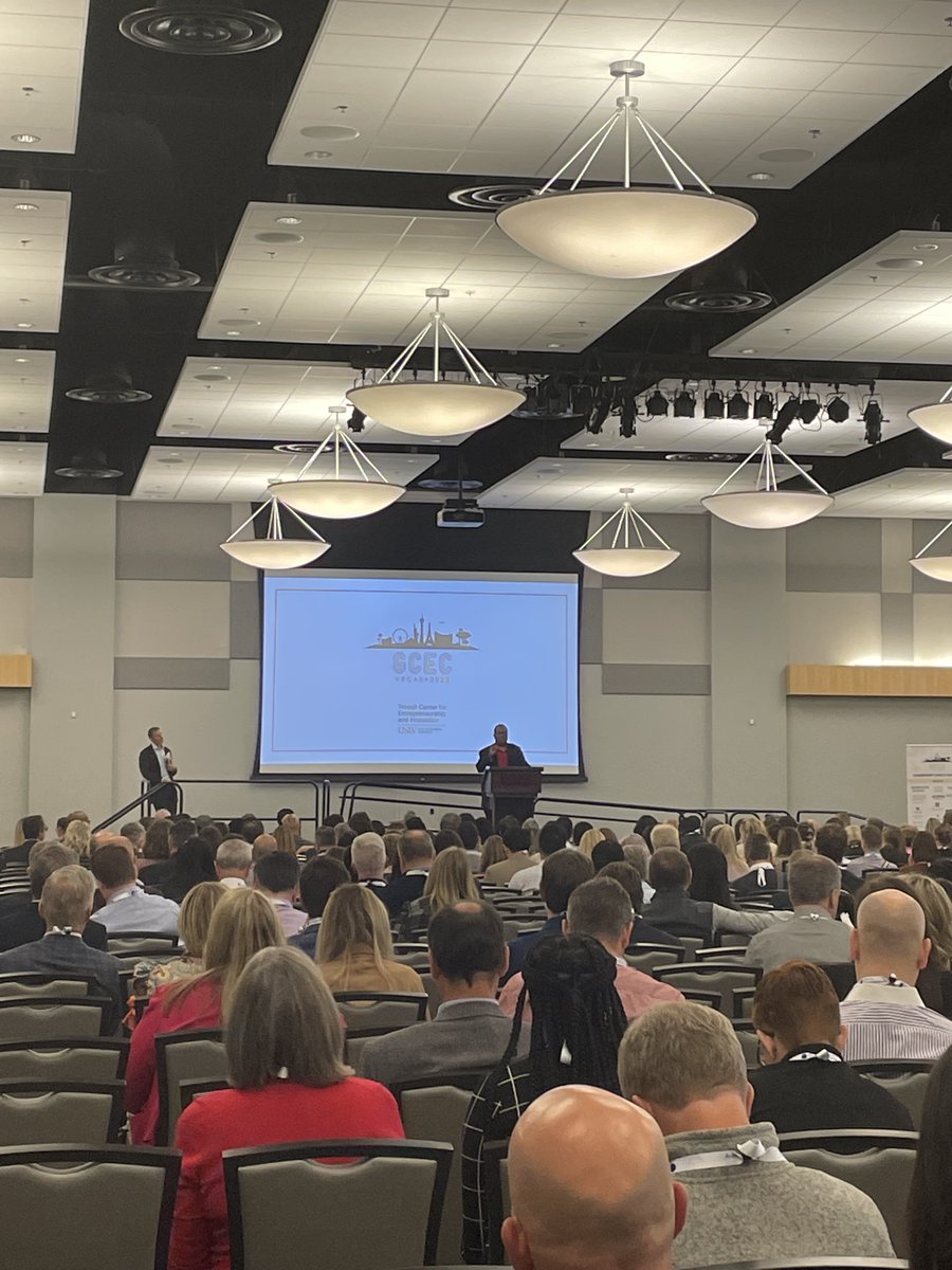 GerrySanders's tweet photo. We are excited to welcome more than 600 entrepreneurship educators from across the globe to the @gcecofficial conference @UNLV. Would it be a Vegas event without Elvis? #gcecvegas https://t.co/FOZLf1dH9P