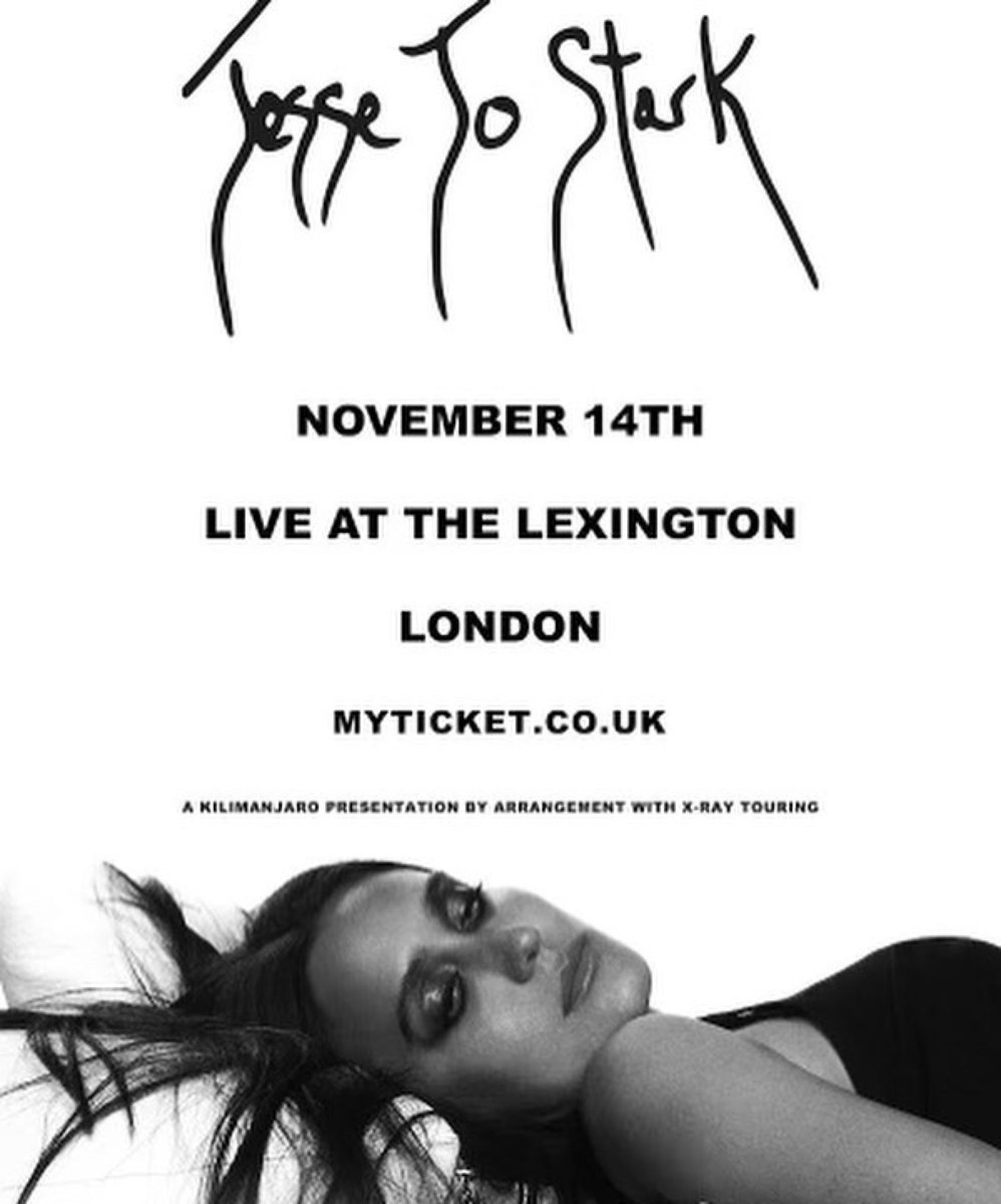 ANOTHER LONDON SHOW NOV 14TH AT THE LEXINGTON GET YER TICKETS NOWZA myticket.co.uk/artists/jesse-… 🔪🔪🔪 x