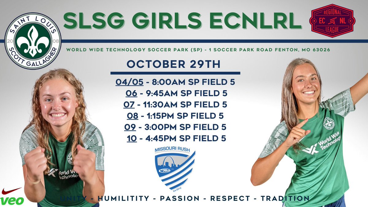 SLSGECNLRLGirls's tweet photo. Looking forward to a home weekend against MO Rush! Let’s have a great weekend girls⚽️

#WeAreScottGallagher https://t.co/DaISWEm6Zw