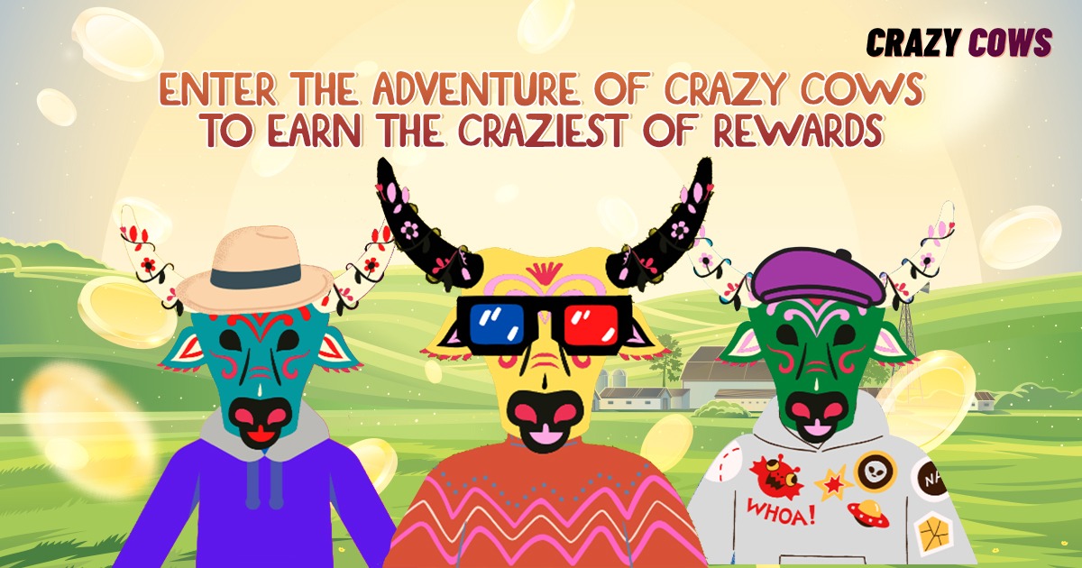 Enter the adventure of Crazy Cows to earn the craziest of rewards - medium.com/@ccowsclub/ent…

discord.com/invite/MzQUh3j…
…
ccows.club

#NFT #NFTmarketplace #nftcommunity