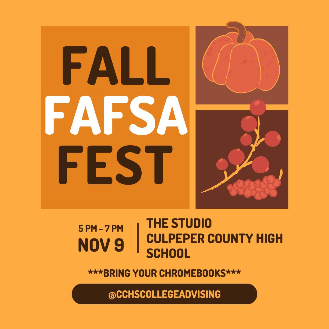 CCPSCCHSGuide's tweet image. Learn more about the FAFSA and get individualized help with your application! #bettereveryday #cchs #bdp
