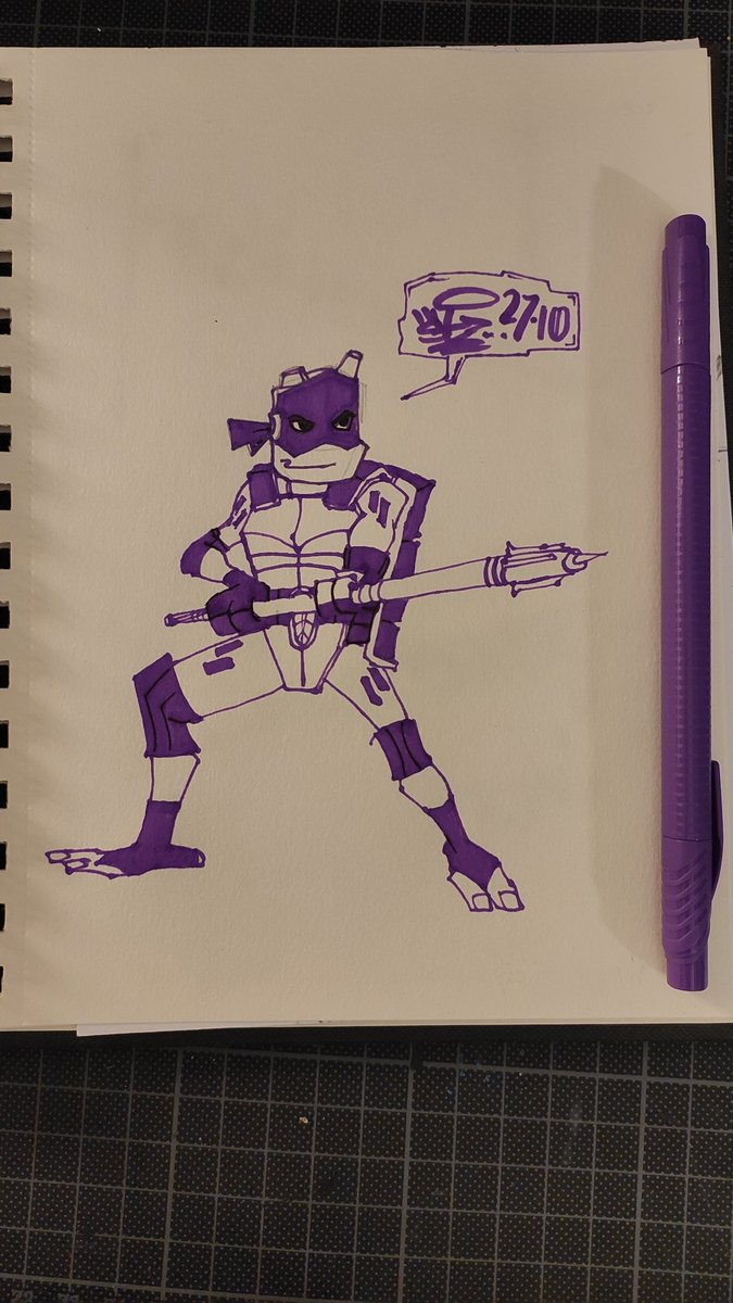 streeture's tweet image. #TMNTober #TMNTober2022
number 27/31
Donnie 💜 🐢

@sketchbrooks @PIKRASSO