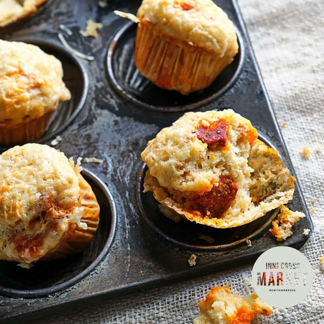 Another lovely weekend recipe idea from <a href="/delimuru/">deli Muru</a>.
Dairy-free mini chorizo and 'cheese' muffins 
Kay uses smoked chorizo <a href="/ispini_cured/">Ispini Charcuterie</a> and her wonderful tomato &amp; chilli chutney.

instagram.com/p/Ch69NXFjOl5/