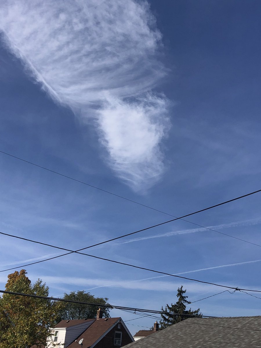 nicolemarkovic7's tweet photo. Heavy on the #chemtrails #comtrails today in #milwaukee https://t.co/nqbYNMWLJJ