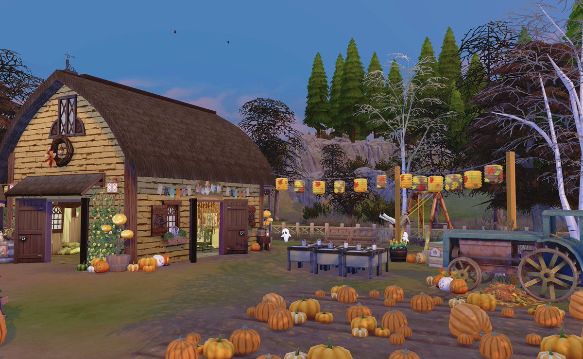SimsLanna's tweet photo. Pumpkin Patch Park 🍁🎃🍂 gallery ID: xsimslanna #TheSims4 #ShowMeYourBuilds #TheSims https://t.co/Fk1e7MzjLx