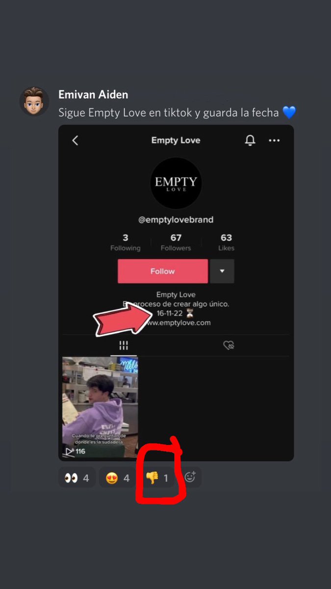 LaVerdadMTFans's tweet photo. Tenemos un hater en el discord...Aparentemente a la chica no le gusta Marcel y el Empty Love
#martinators https://t.co/RD8dLsCNkM