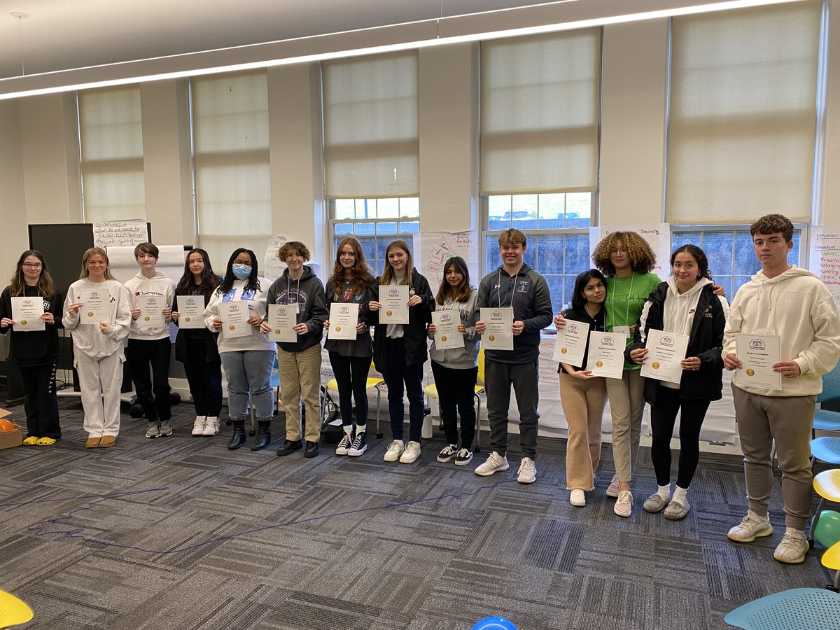 MatignonHS's tweet photo. We completed our peer mediation training today in the TEAL Lab!

Training included mock mediations, talking about different issues that arise and work with students helping other students.

#CambridgeMatignon https://t.co/Os181Gkn7V