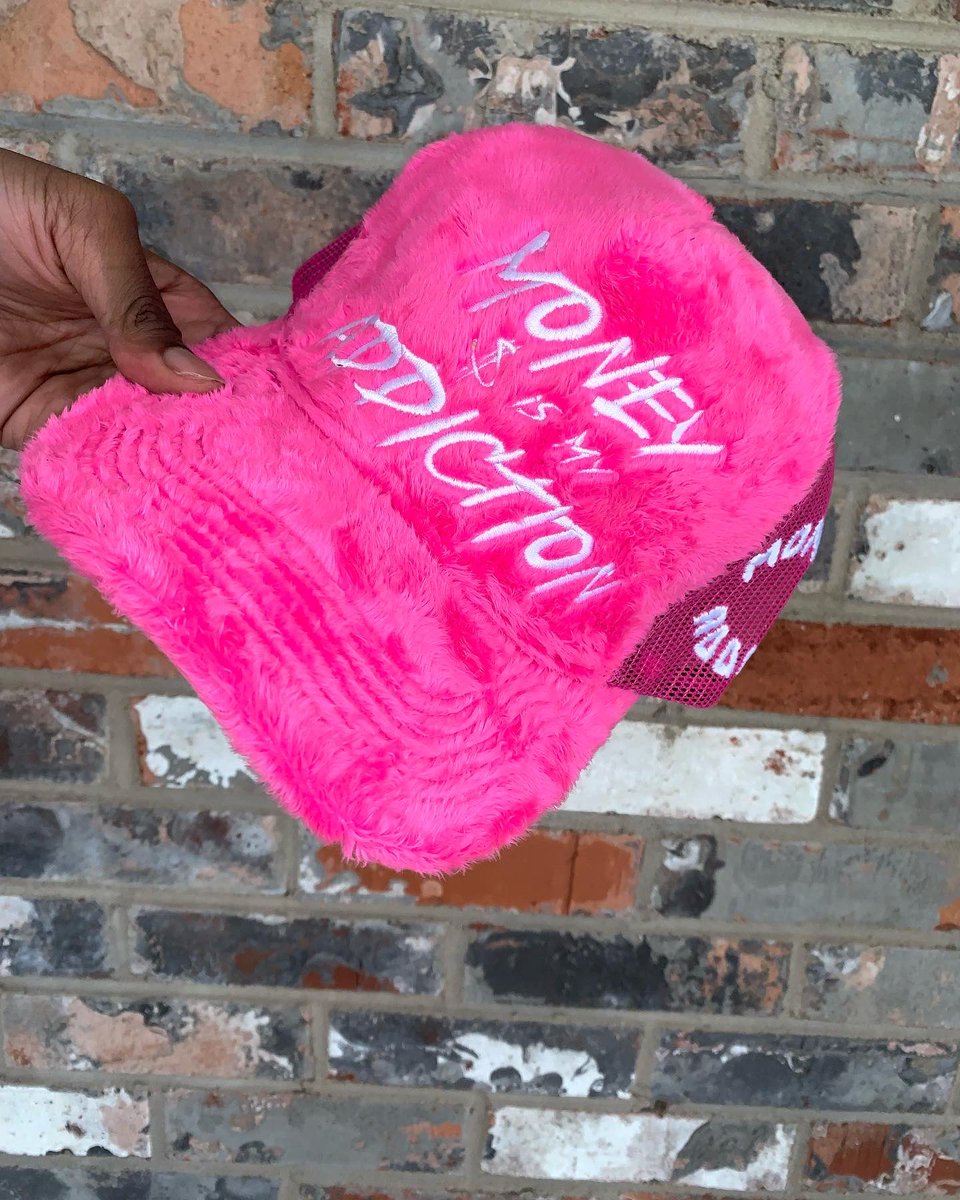 MONEYADDIKT1's tweet photo. 🚨 new drop alert 🚨 

Moneyaddikt Fuzzy velvet trucker hats are now available online and on hand ❗️ 

“Money is always my addiction , how about yours ?” 

https://t.co/Q2zdpHKcIN https://t.co/SWtoqphaa0