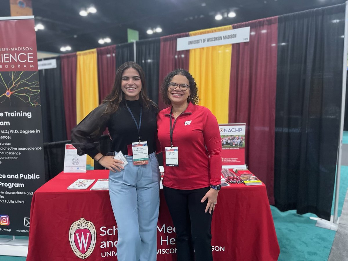 UW MSTP (University of Wisconsin-Madison) (@uwmstp) on Twitter photo Did you get a chance to talk to current MSTP student, Mayra, or our MSTP Associate Director, <a href="/LizFeltonMD/">Elizabeth Felton, MD, PhD</a> at the #2022NDiSTEM expo?
Fun fact: Dr. Felton is an alum of OUR <a href="/UWMSTP/">UW MSTP (University of Wisconsin-Madison)</a>!
#MSTP #MDPhD #DoubleDocs Did you get a chance to talk to current MSTP student, Mayra, or our MSTP Associate Director, <a href="/LizFeltonMD/">Elizabeth Felton, MD, PhD</a> at the #2022NDiSTEM expo?
Fun fact: Dr. Felton is an alum of OUR <a href="/UWMSTP/">UW MSTP (University of Wisconsin-Madison)</a>!
#MSTP #MDPhD #DoubleDocs