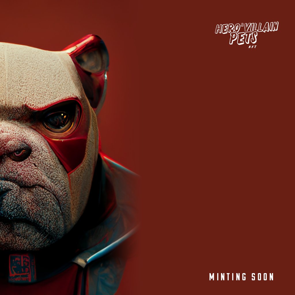 No, I will not sit.
#Mintingsoon #NFTsCommunity #pets #heroandvillainpets