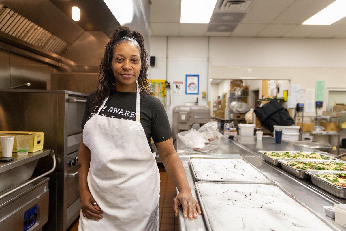 Meet Mildred! Our new flex cook! She likes cooking everything homemade and meeting the people that make up our community. “I love it, I love to cook and I’m a people person, so working here you meet all types of people. It’s beautiful!” Be sure to say hi if you see her!