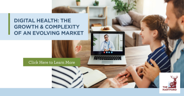 FinServFem's tweet photo. The digital health market is expected to reach $1.5 trillion by 2030. Learn more about the rapidly growing industry and the complex risks that businesses face. Click here for more: https://t.co/Zq4YCGprUd #iwork4thehartford https://t.co/0YbazxR1ML https://t.co/ITAzBzLzxj
