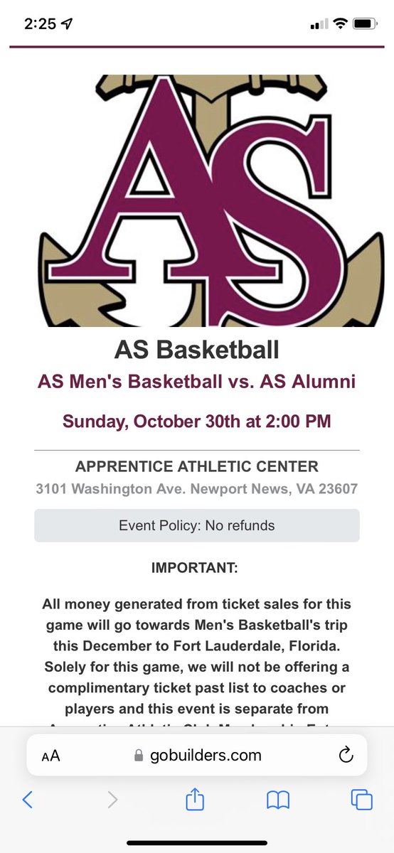 🏀 If you’d like to see some of the best  <a href="/GoBuilderSports/">Apprentice Athletics</a> men’s basketball alumni battle against the 2022-2023 squad, get your tickets 🎟 here: gobuilders.com/ticketing

All proceeds made from the game, go to support our program. Even if you can’t make it, feel free to donate!