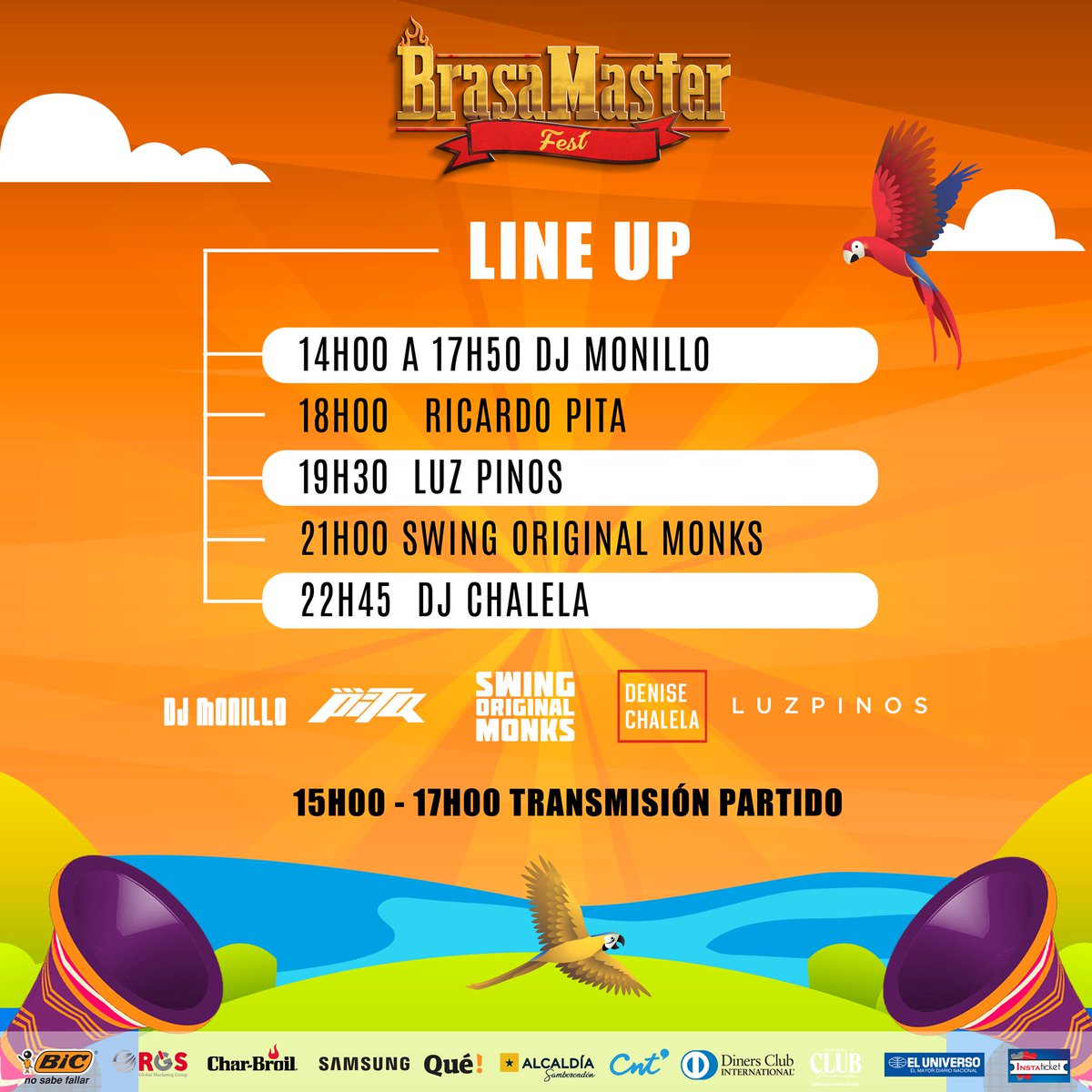 BrasaMaster's tweet photo. Mañana con todo! 

#BrasamasterFest 
Buijo Histórico, #Samborondón 

#Guayaquil #Fiesta #Festival 

🎟 👇

https://t.co/1sFUTyJWD7 https://t.co/EdcUiOTAHQ