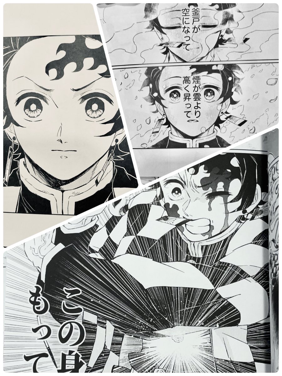 web再録したし好きなコマを…血みどろの炭が描きたいだけの始まりではあったけど理屈とか炭猗窩煉の関係性とか結構好きな本 https://t.co/ykEa7akufX 