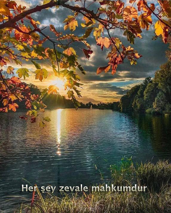 Her şey zevale mahkumdur.