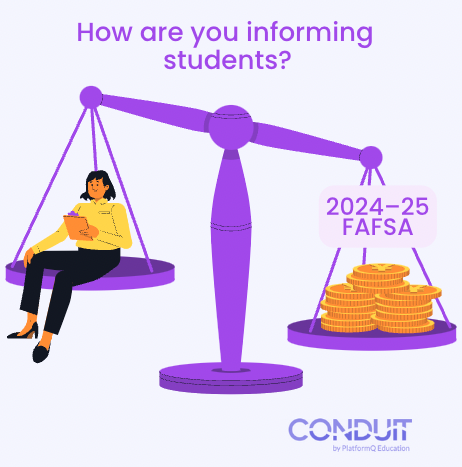 Have you heard about the upcoming changes to the 2024 FAFSA? Inside Higher Ed (insidehighered.com/news/2022/10/2…)  discusses the potential impacts. It’s never too early to start thinking about how you will communicate these changes with the help of a video-powered strategy!