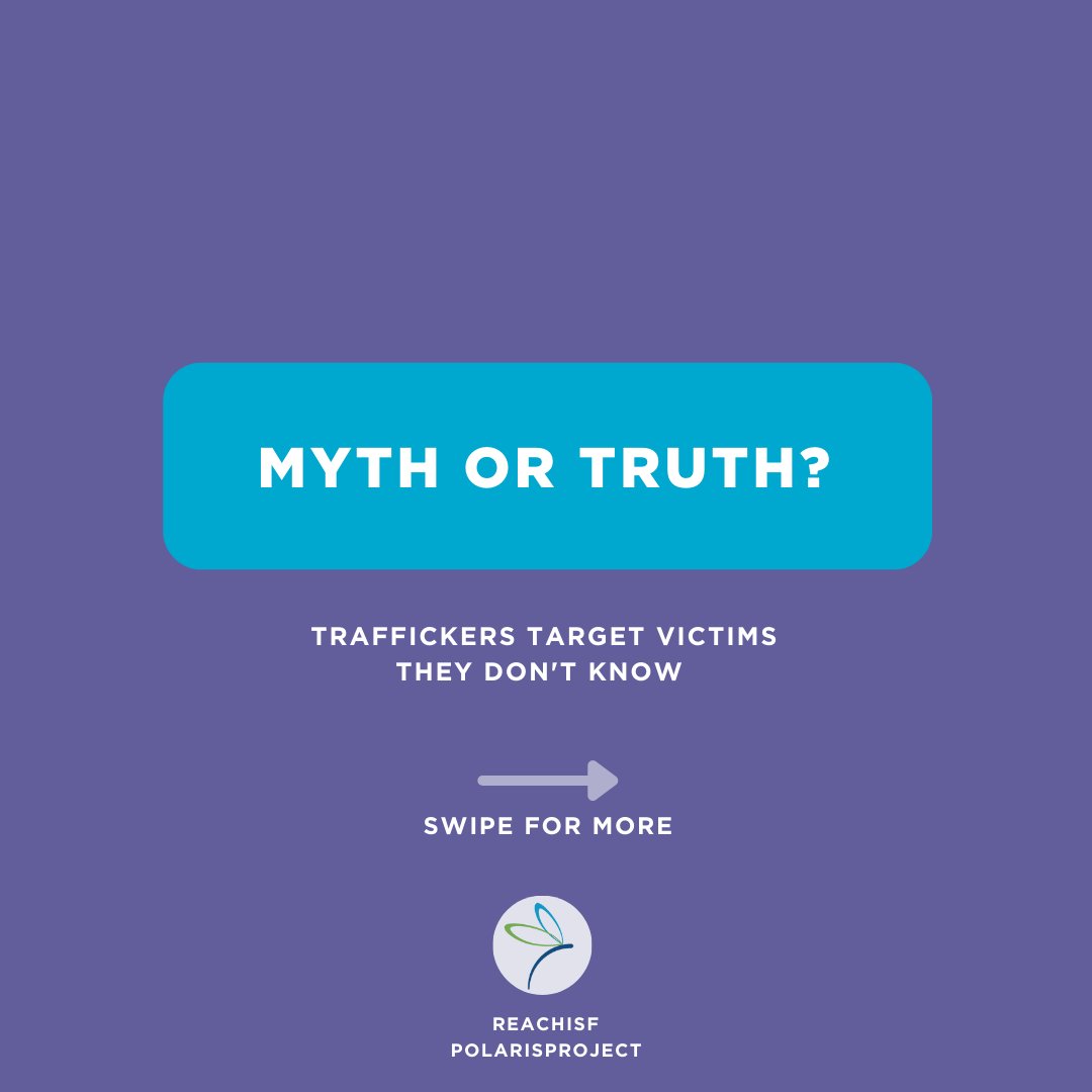 REACHISF's tweet photo. Do traffickers only target victims that they don't know?

Swipe to find out more.

#stophumantrafficking #endhumantrafficking #preventhumantrafficking #fighthumantafficking https://t.co/1YNL8bCRTc
