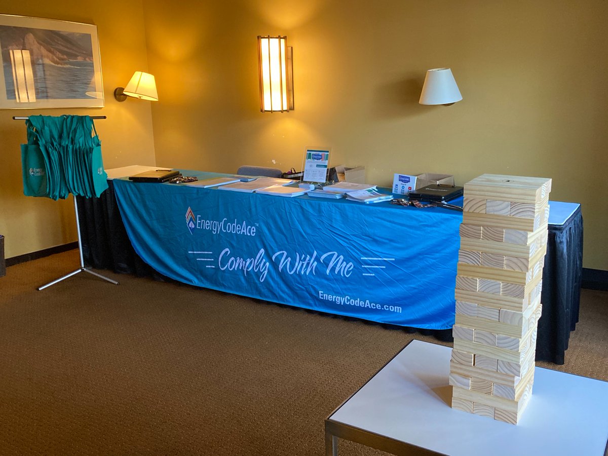 EnergyCodeAce's tweet photo. It's a blissful day at our Lounge in Windward 703 at the @AIACALIF Monterey Design Conference.
Come reenergize with us today (10/28) & tomorrow (10/29) with our #CaliforniaEnergyCode offerings for #architects. Tackling California's decarb goals has never been easier! https://t.co/I9rISpr5mM