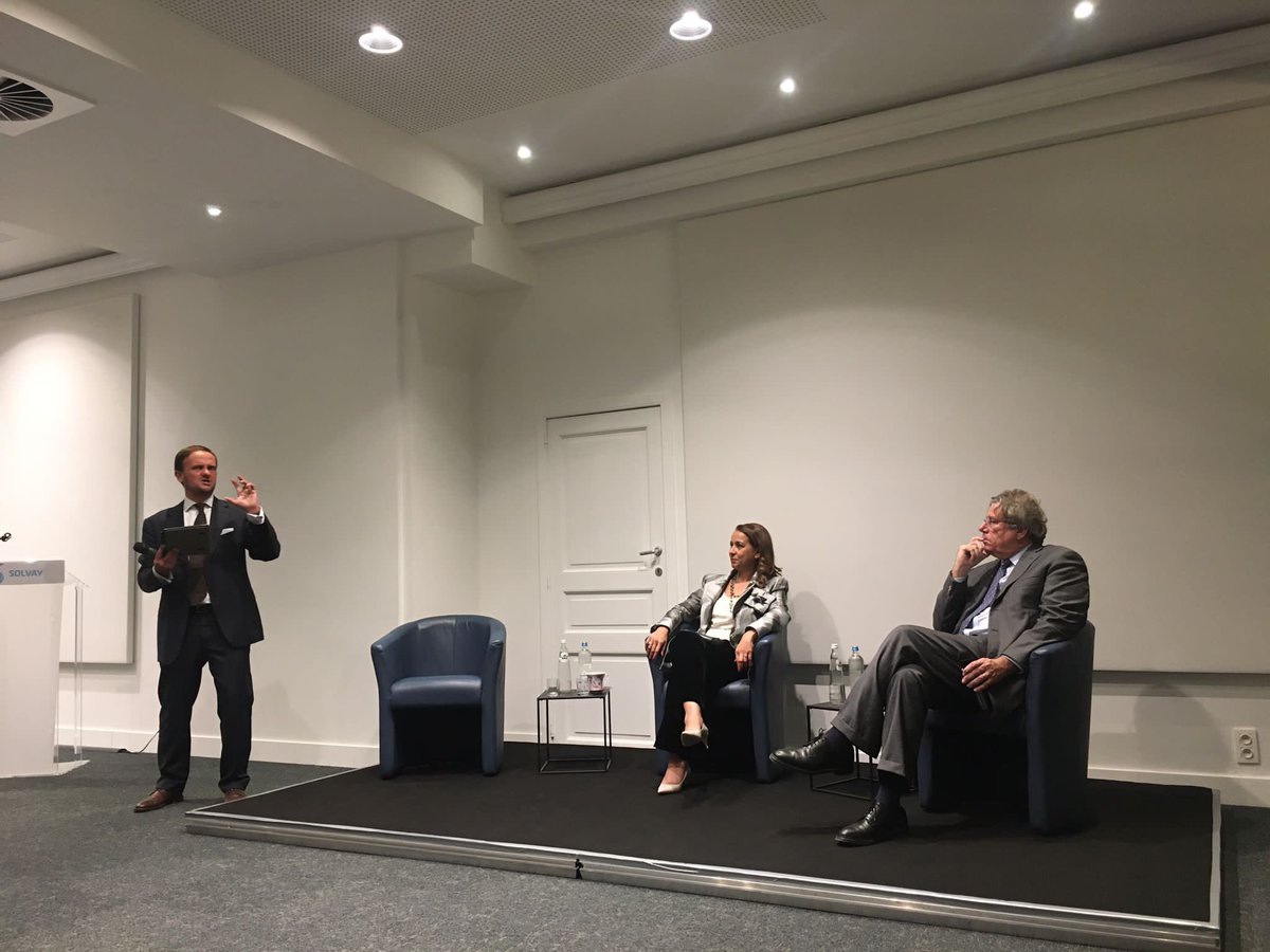 #EMBA Class of 2023 visiting <a href="/SolvayGroup/">Solvay</a> for an intimate evening session with <a href="/Kadriilham/">Dr. Ilham Kadri</a> &amp; Nicolas Boël. Loads of exchanges on  #leadership in our days! 💡