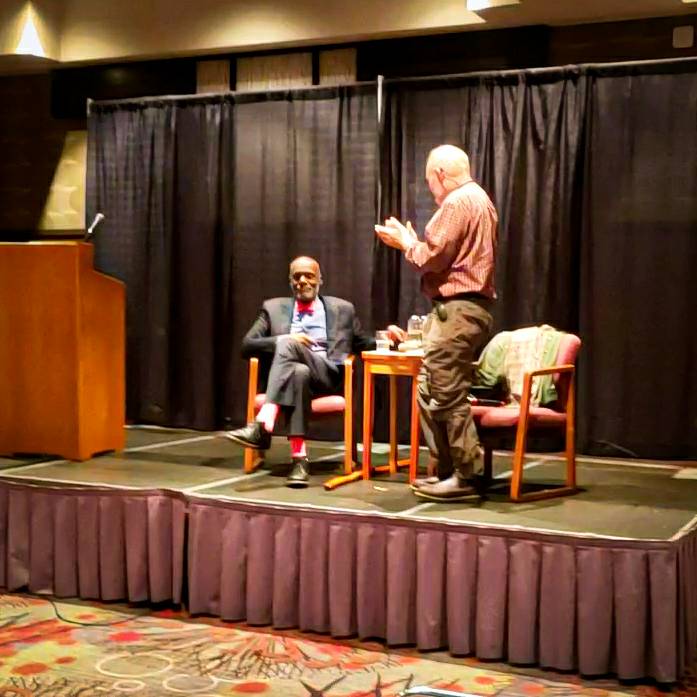 MNlibraries's tweet photo. Thank you @ACPage_77 for giving one of the most memorable MLA conference keynotes! What an honor to have you at our event.  #mnlib22 #mnlib2022 https://t.co/JTcgxEEzjv