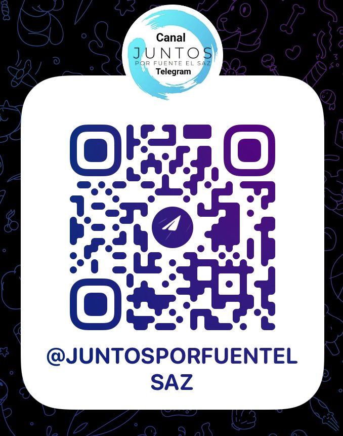 JxFuentelSaz's tweet photo. Nueva línea de comunicación a través de Telegram donde compartiremos información de interés general.
Síguenos!
https://t.co/AuUwGy3YhG
#jxfs #juntosxfuentelsaz #transparencia https://t.co/9yxAKCzoKG