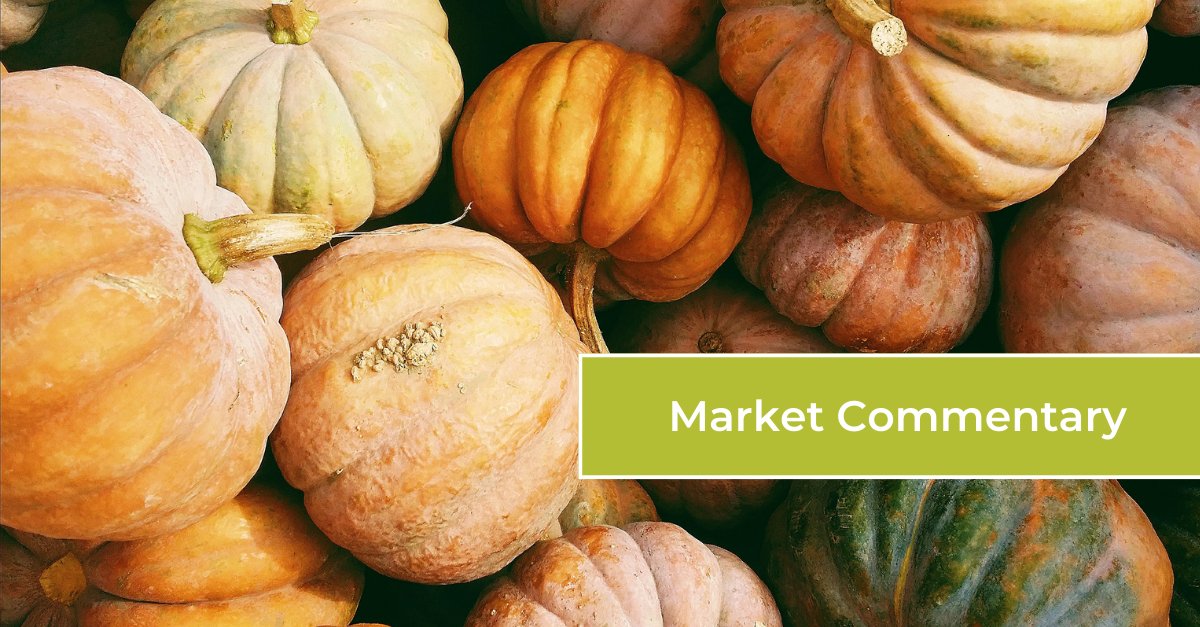 Pumpkins go hand in hand with Halloween and Thanksgiving, and both holidays draw near. It is the season of plenty - plenty of inflation in food, bond yields, fund outflows, bearishness and fear of missing out. Read more in this week’s Market Commentary: hjsims.com/market-comment…