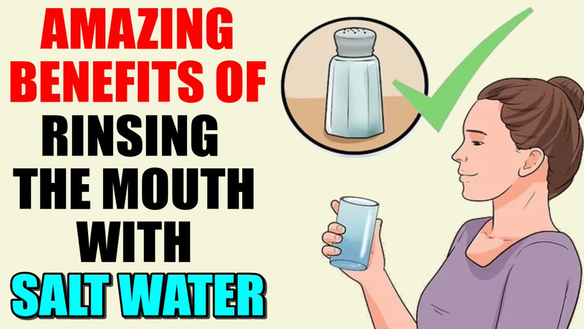 cures_finding's tweet photo. 👉NEW VIDEO 👀
BENEFITS OF RINSING THE MOUTH WITH SALT WATER 🧂💧
https://t.co/rMdhdwAJLZ https://t.co/TUKck8fSPV