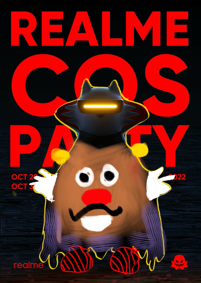 chvvrajesh's tweet photo. @realmeglobal #MrCoolestPotato 
#realmeow
#realmeCosParty
@realmeglobal 
@Mark_realme https://t.co/RNAf2ACqYs