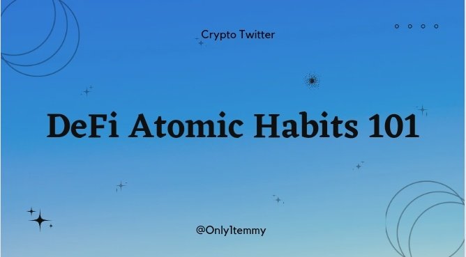 Only1temmy's tweet photo. As we all know that "Habits are the compound interest of self-improvement" and success is the product of daily habits, not once-in-a-lifetime transformation.

I've taken my time to compile 10 atomic habits to reshape our future in this space.
No 8 is my favorite🏋

A thread🧵🧵 https://t.co/iN6iy90oSL