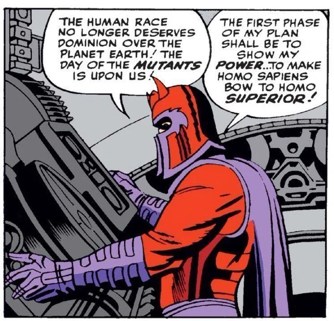 I know Magneto's done a lot of work on himself and has been largely repositioned in the modern comics as a complicated hero, but if you pull stuff like this at the start of your career I'M not the asshole if I don't let you near my nuclear missile stockpile unattended 