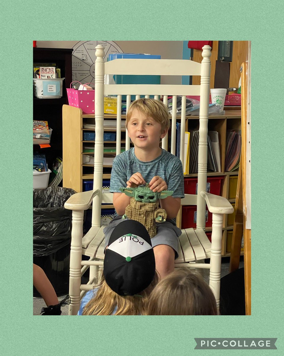 This awesome kid filled his punch card &amp; chose show &amp; tell as his reward. We loved learning about his amazing Lego project! #secondgrade #waytogo 
#InspireExcellence #DragonProud <a href="/rockenbaughES/">Rockenbaugh ES</a> 
<a href="/Carrollisd/">Carroll ISD</a>