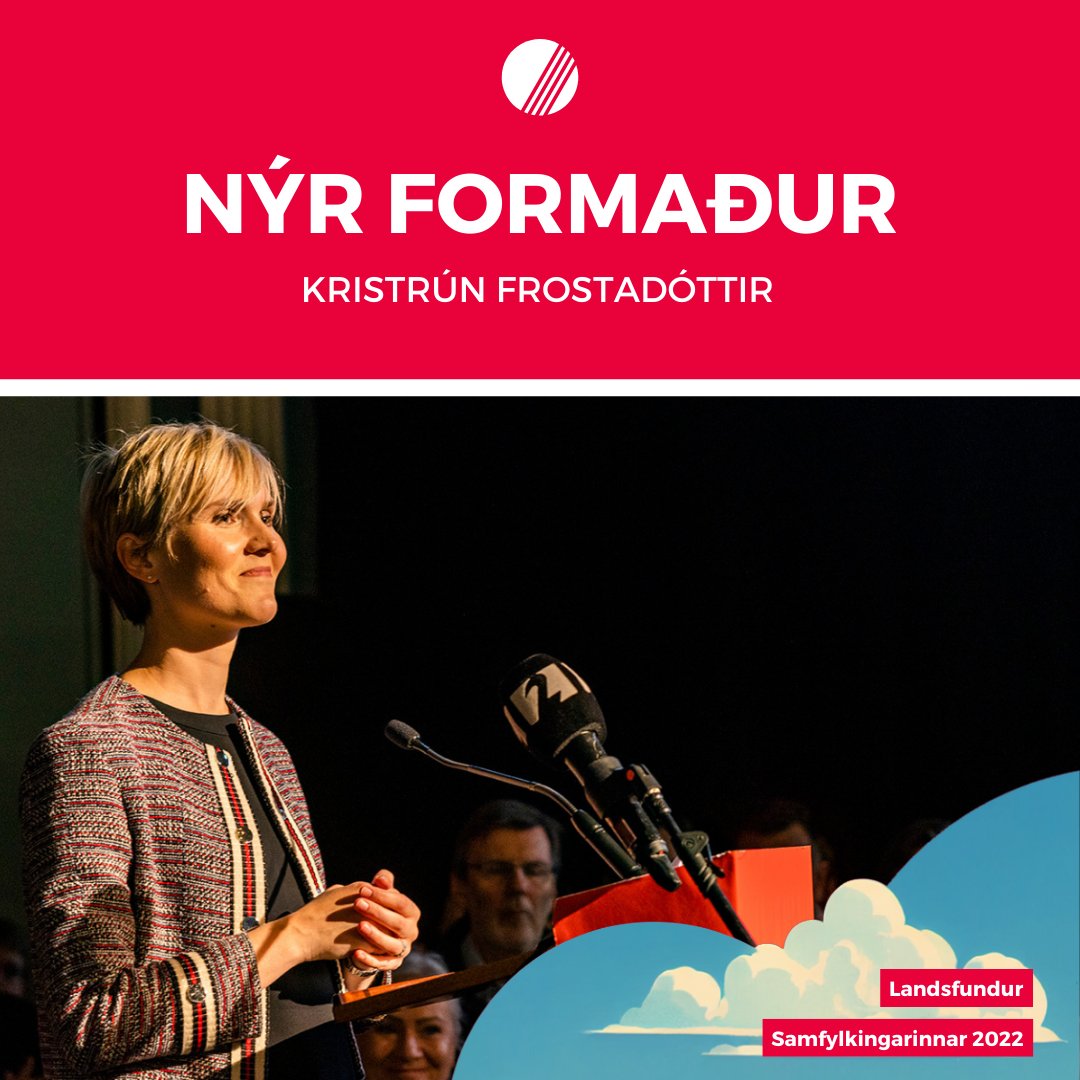 Landsfundur Samfylkingarinnar var settur í dag. Kristrún Frostadóttir var ein í framboði til formanns og hlaut 94,59 % greiddra atkvæða. Kjörið endurspeglar ánægju með nýkjörinn formann flokksins. 🌹
