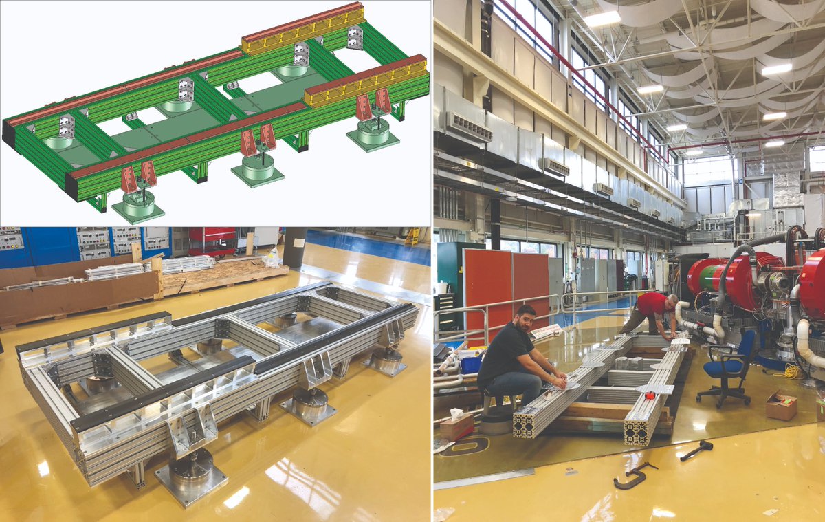 NSE_Upgrade's tweet photo. Our mechanical engineers have re-designed the carriage systems to accommodate the new and larger OSCPCs arriving soon. The frontend carriage from sketch to finish is shown on the left pics, while our talented technicians, Dave Grabowski and Ken Brown, are completing the backend. https://t.co/qjJRCUA4UG