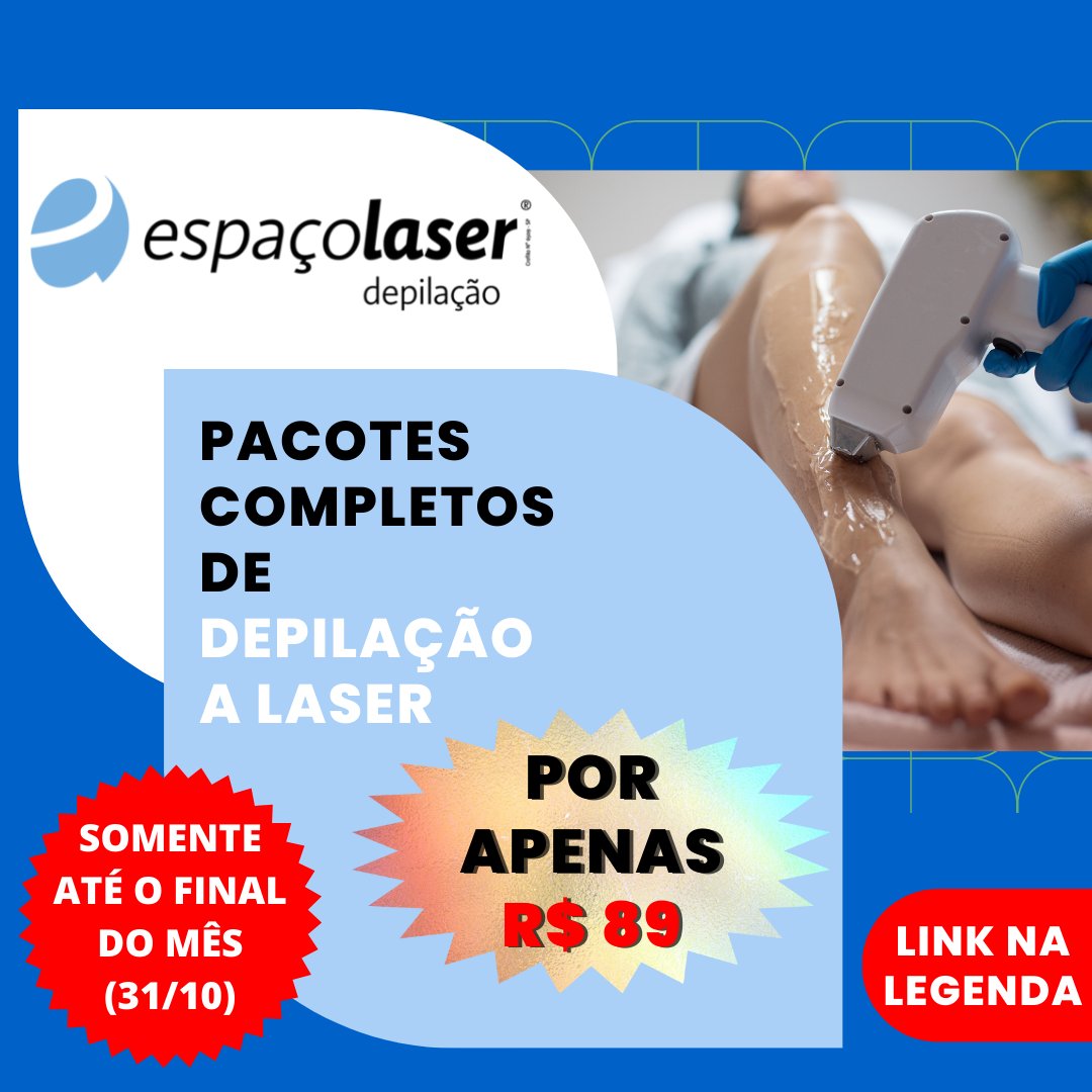 Espaçolaser: Depilação a Laser