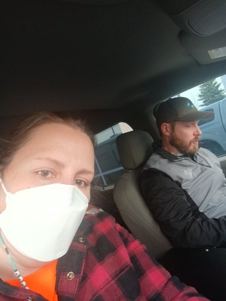 kblair006's tweet photo. Snapped a quick photo of my carpool partner earlier this week. We chose a route to meet up and save on car emissions #AETSustyChallenge https://t.co/x6zDSZYuOc