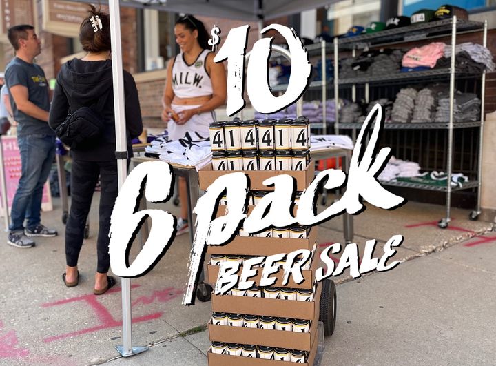 TOMORROW 10-4 - 414 Beer Pop Up
207 East Buffalo Street
$10 6-packs of 414 Pilsner
$15 4-packs of Daemon King