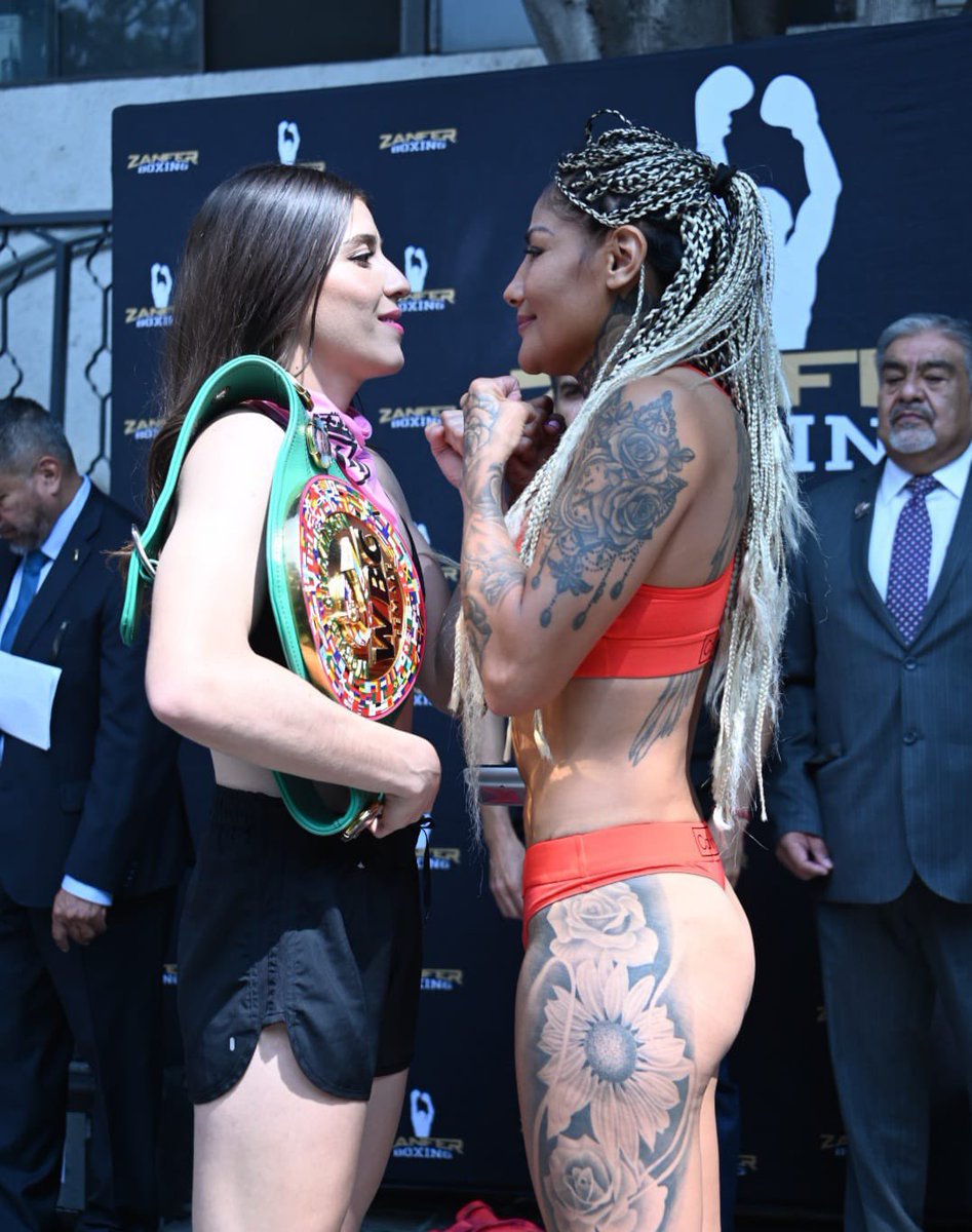 wbcmoro's tweet image. Primer round listo. El pesaje oficial para @YeimiMercado16 Vs @maryjuarezcute . Será una gran pelea @BoxAzteca7 @ZanferBoxing #elpoderdelamujer #thepowerofwoman