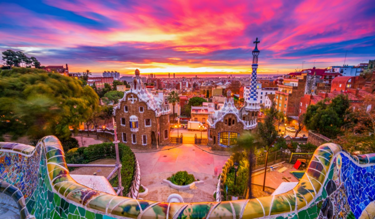 _LOVELYSPAIN_'s tweet photo. Sunset in Barcelona, Catalonia. 🌇 https://t.co/j6qdDTnXkP