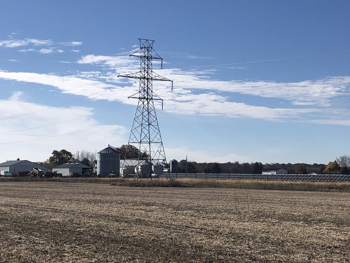 DanScripps's tweet photo. Some additional photos from our visit today to the Ranger Power/ DE Shaw Renewable Investments #AssemblySolar project in Shiawassee County. With @MichiganPSC Staff, @_TPhillips_ and @kperetick https://t.co/bmMgi7Z9uh