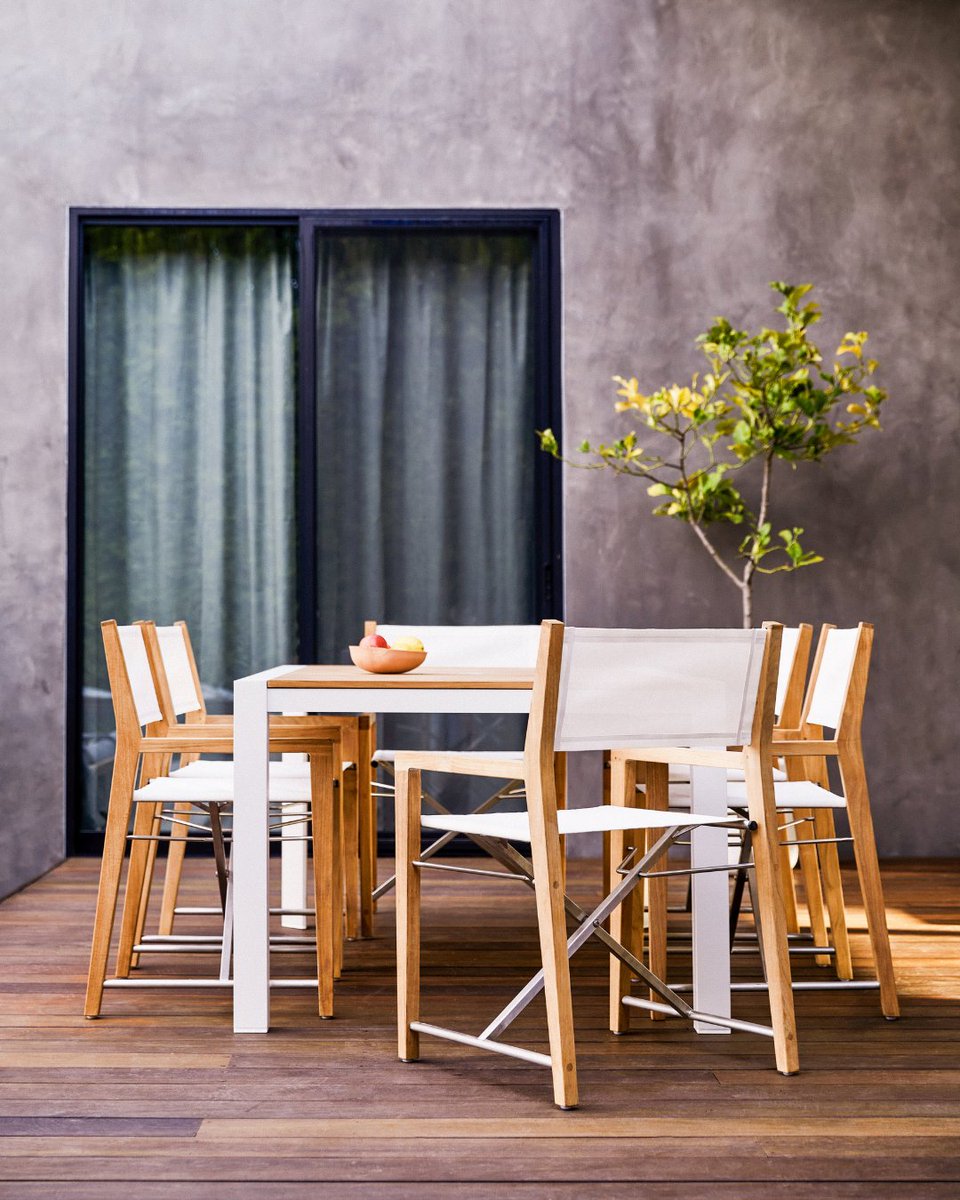 LiveOuter's tweet photo. Get ready for the timeless beauty of our all-new Outdoor Dining Collection. Available in white for a very limited time. Explore and shop: https://t.co/8Nh1kN0rTz
#liveouter #alfrescodining #patiofurniture https://t.co/GT6pAN2t6a